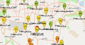 در این مناطق تهران هوای پاک تنفس کنید | تنفس در ۱۲ منطقه خطرناک است