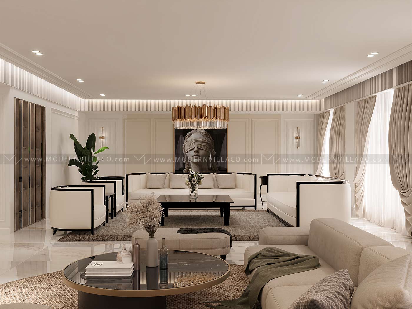 بازسازی خانه-شرکت مدرن ویلا