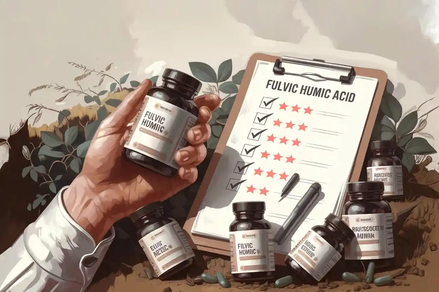 زمان بندی مصرف هیومیک اسید