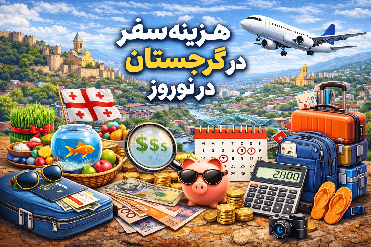 هزینه سفر به گرجستان در نوروز مای پرواز
