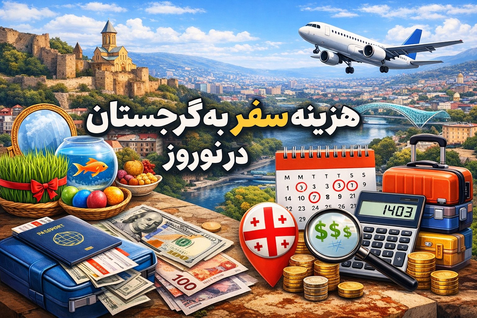 هزینه سفر به گرجستان در نوروز
