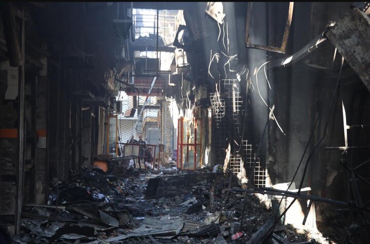 ارائه گزارشی از حریق بازار سنتی رشت به رئیس جمهور