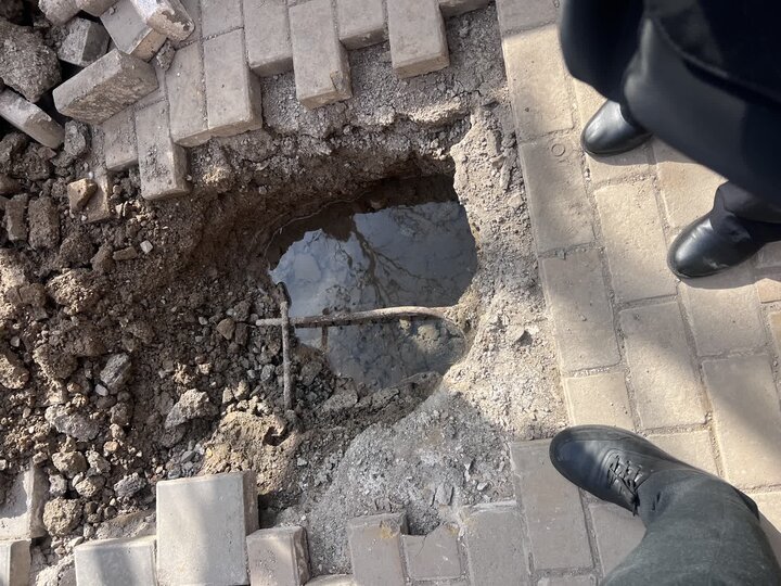 خطر فروریزش گنبد نظام‌الملک در اثر نشست وقوع نشست مسجد جامع اصفهان