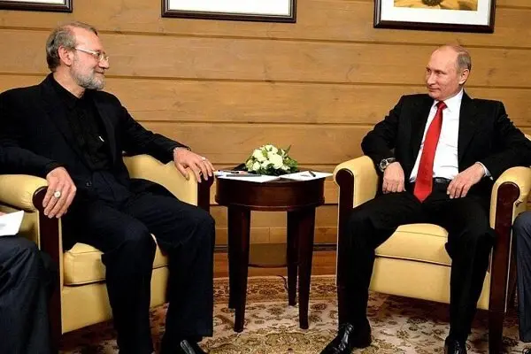 دیدار علی لاریجانی با پوتین در روسیه دیدار علی لاریجانی با پوتین در روسیه