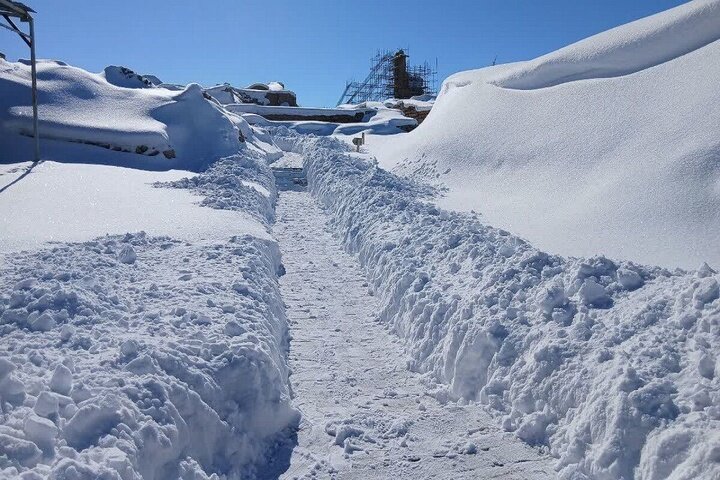 مسیر دسترسی به میراث جهانی تخت سلیمان تکاب باز شد