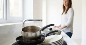 چرا نباید ظروف کثیف را شب تا صبح در سینک رها کنید؟