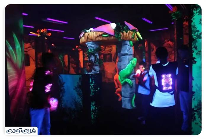 تفریحات دبی شهربازی متل پلی