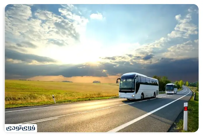 سفر با اتوبوس سفر جاده ای با اتوبوس