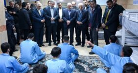 بازدید وزیر دادگستری از کانون اصلاح و تربیت استان تهران