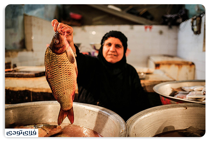 جاهای دیدنی آبادان بازار ماهی فروشان آبادان