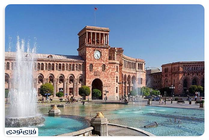 جاهای دیدنی ایروان میدان جمهوری ایروان