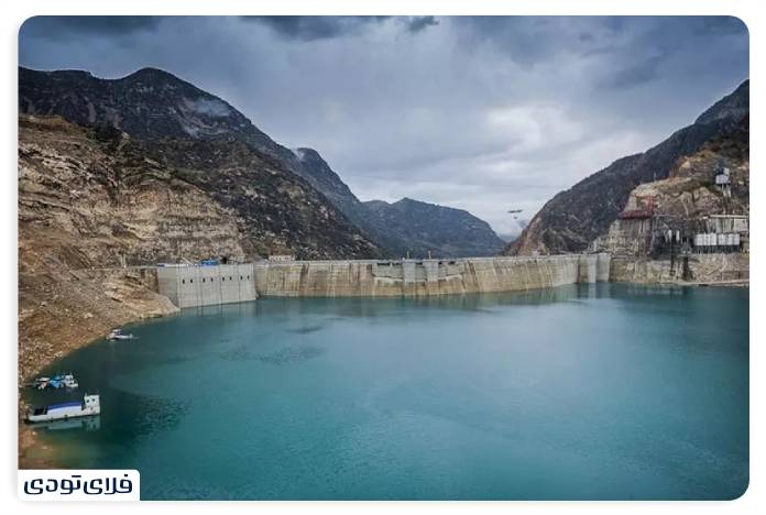 جاهای دیدنی چهارمحال و بختیاری سد کارون 4 از جاهای دیدنی چهارمحال و بختیاری