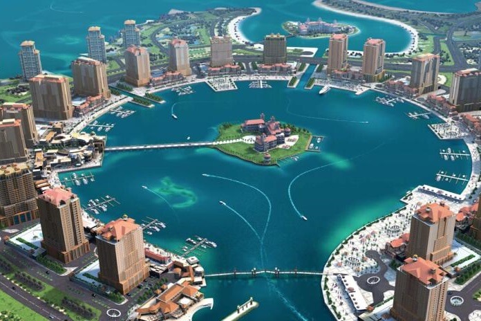 جزیره مروارید قطر جزیره مروارید قطر | جاذبه دست ساز بشر