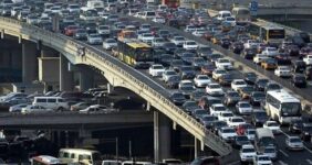 وضعیت بزرگراه‌های تهران / برخی بزرگراه‌ها پرحجم و سنگین است