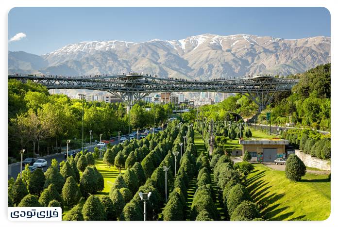 پل طبیعت تهران پل طبیعت