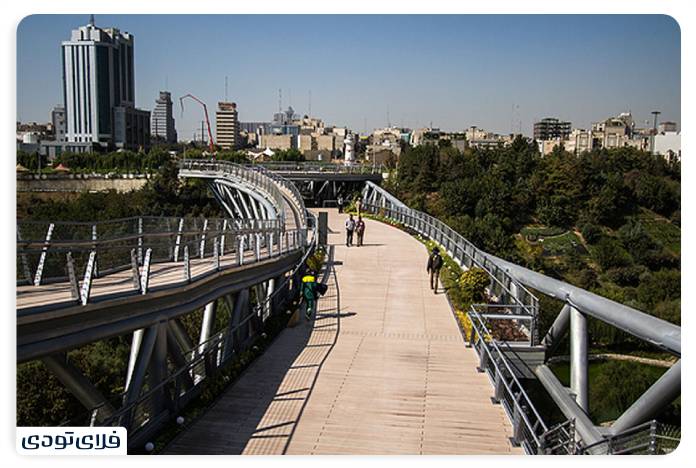 پل طبیعت تهران دسترسی به پل طبیعت