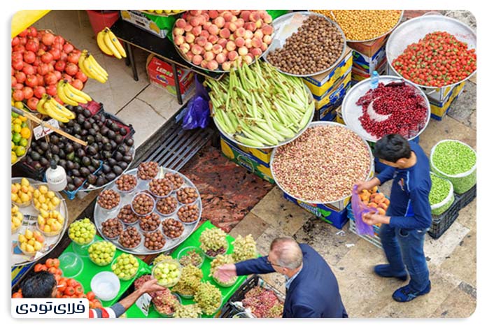بازار تجریش تهران بازار میوه تجریش