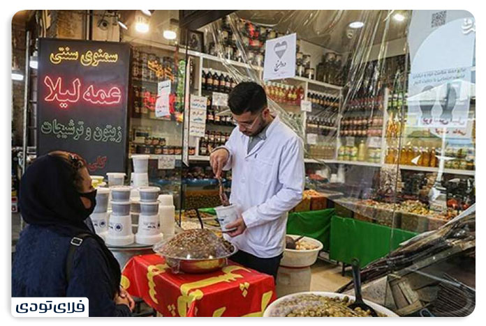 بازار تجریش تهران سمنو عمه لیلا بازار تجریش