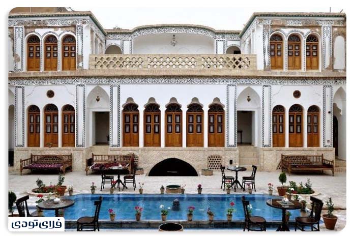 بهترین هتل های کاشان اقامتگاه سنتی سرای صباغیان کاشان