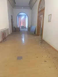 تصاویری از خسارت حمله هوایی به کاخ سعدآباد