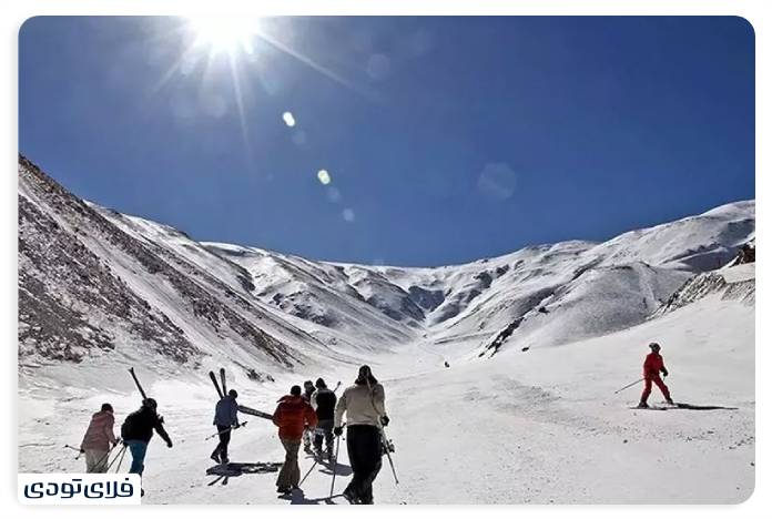 جاهای دیدنی اطراف مشهد پیست اسکی شیرباد مشهد