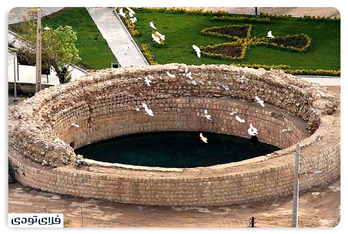 جاهای دیدنی خرم آباد گرداب سنگی از دیدنی های خرم آباد