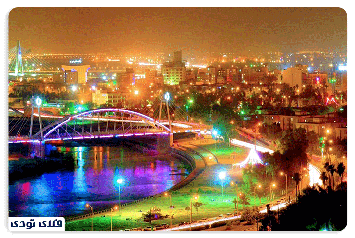 جاهای دیدنی خوزستان پل سفید اهواز