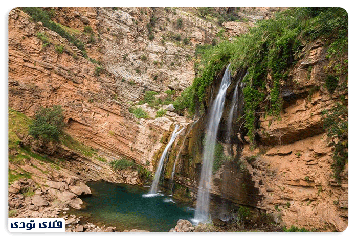 جاهای دیدنی خوزستان آبشار شوی