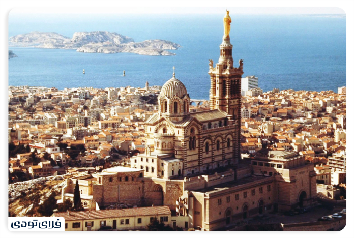 جاهای دیدنی مارسی کلیسای جامع نوتردام دولاگارد (Notre-Dame de la Garde)