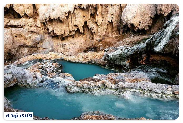 جاهای دیدنی هرمزگان چشمه آب گرم گنو