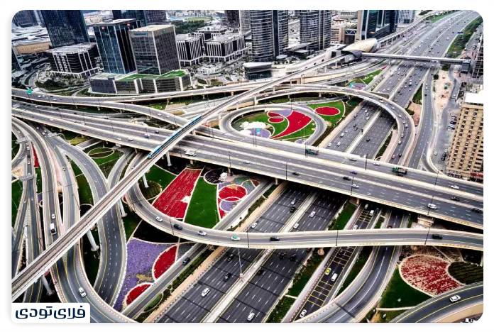 خیابان شیخ زاید دبی خیابان شیخ زاید دبی