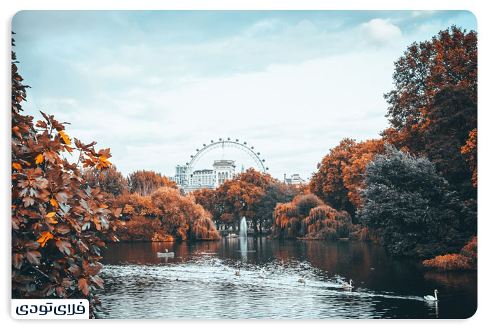 سفر به انگلستان لندن در پاییز