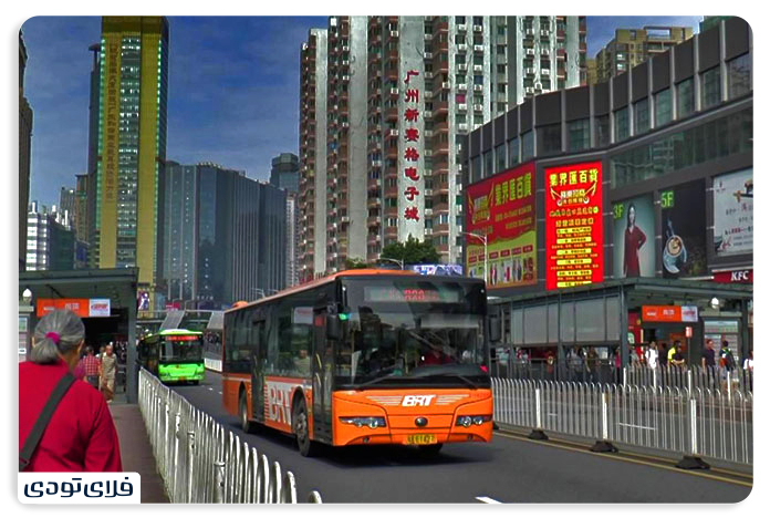 سفر به گوانجو حمل و نقل بین شهری با BRT