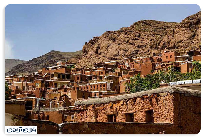 نمای روستای ابیانه کاشان