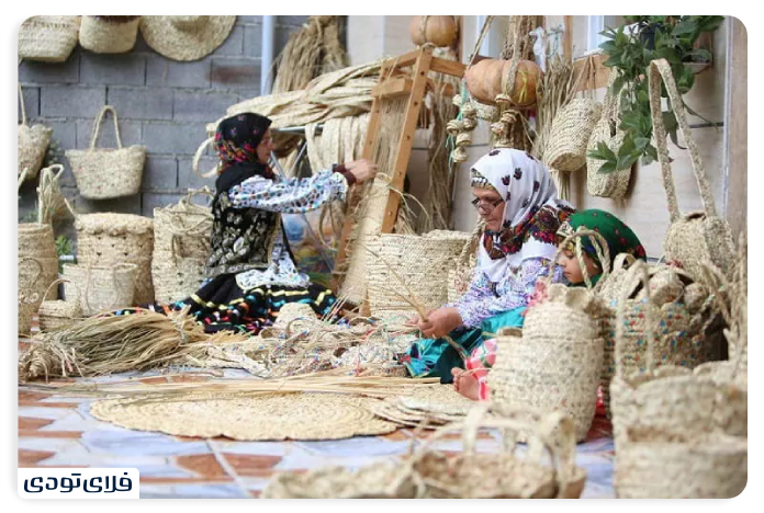 صنایع دستی چوبی و حصیری