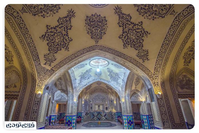 باغ فین کاشان حمام تاریخی سلطان امیر احمد