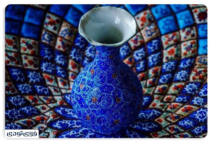 سوغات اصفهان ظروف و محصولات میناکاری اصفهان