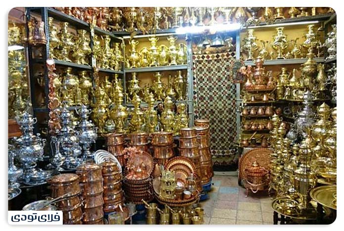 سوغات اصفهان محصولات مسی اصفهان
