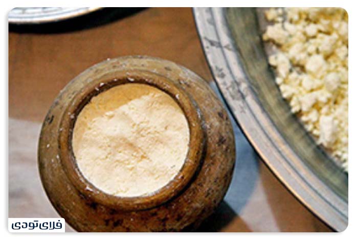سوغات قزوین پنیر کوزه ای قزوین