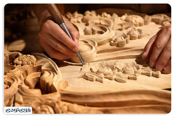 سوغات قزوین محصولات منبت کاری قزوین