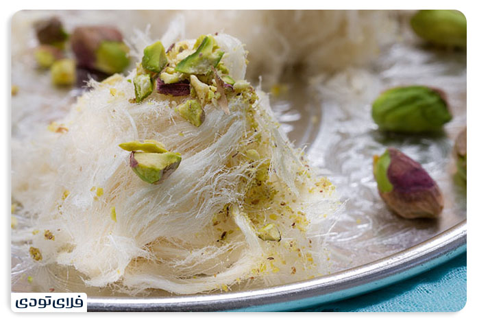 سوغات کاشان پشمک کاشان