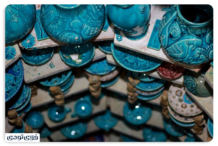 سوغات کاشان سفال کاشان