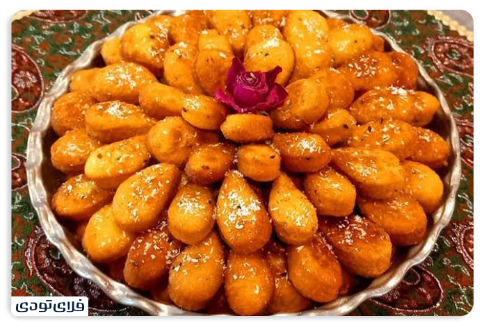 سوغات کرمانشاه نان برساق