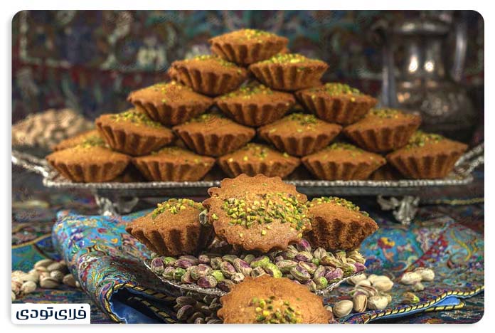سوغات یزد کیک یزدی