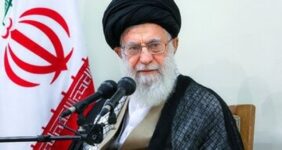 صفحه اول وب سایت khamenei.ir بعد از شهادت رهبر انقلاب