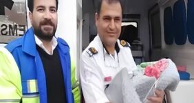 فرزندی که در آغوش اورژانس به دنیا آمد