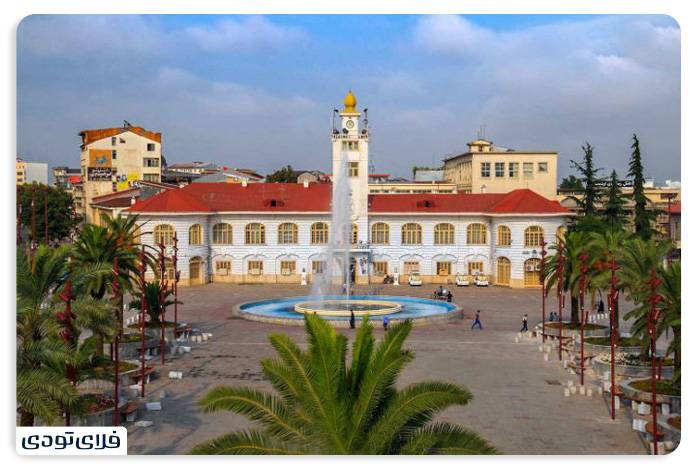 میدان شهرداری رشت عکس میدان شهرداری رشت
