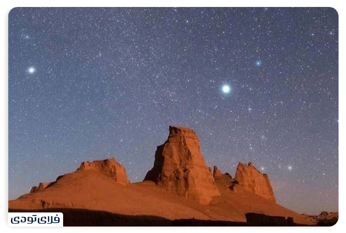 آسمان شب کلوت شهداد کرمان