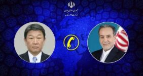 گفتگوی عراقچی و وزیر خارجه ژاپن درمورد جنگ در خلیج فارس