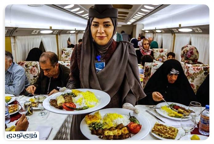 قطارهای ایران پذیرایی در قطار